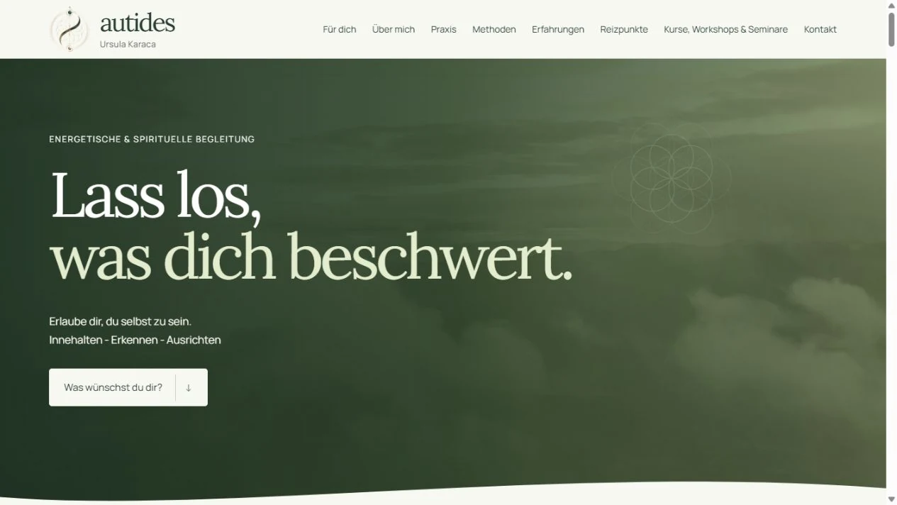 Startseite von Autides